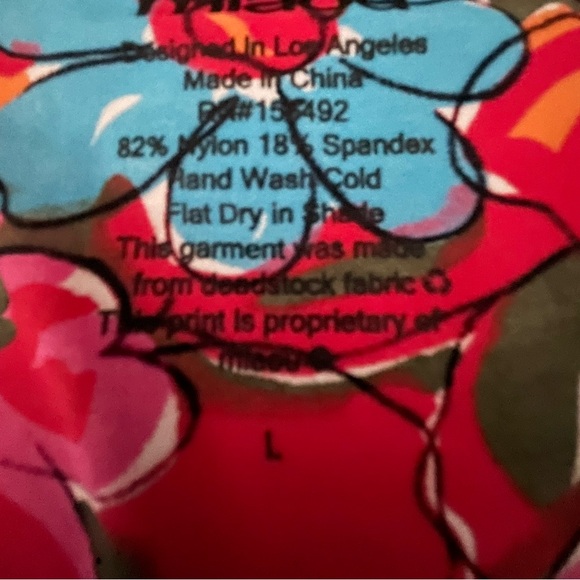 Miaou bambi bikini bottoms size Large NWT bottoms only •Parisian flower rogue - Picture 10 of 12